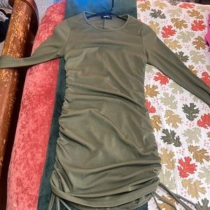 army green body-con dress- never worn
